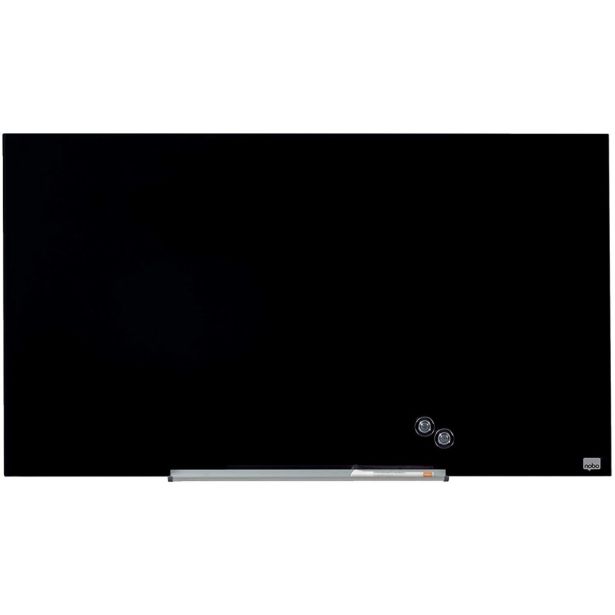 MAGNETNA TABLA NOBO TABLE STEKLENA 99.3X55.9 CM DIAMOND ČRNA 1905180