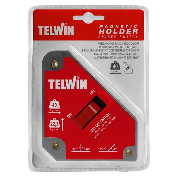 VARILNI PRIBOR TELWIN MAGNETNI KOTNIK SWITCH VKLOP/IZKLOP 40 KG