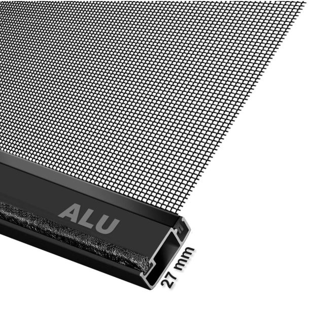 SCHELLENBERG KOMARNIK ZA VRATA Z ALUMINIJASTIM OKVIRJEM PLUS 100X210 ANTRACIT