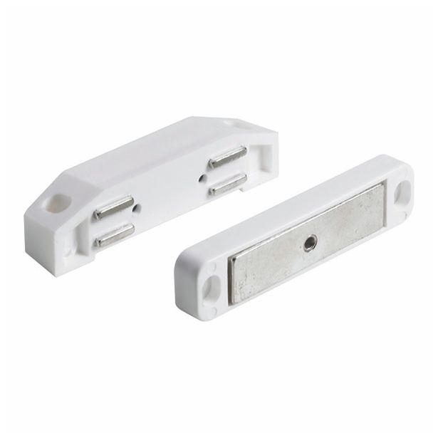 MAGNETNI ZASKOČNIK HETTICH DIY 75X19X17 MM, 10 KG, BELA, V ZAVOJU JE 2 KOS