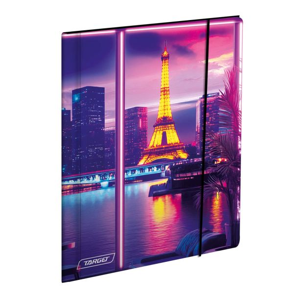 MAPE TARGET Z ELASTIKO A4 CITY NEON 28939