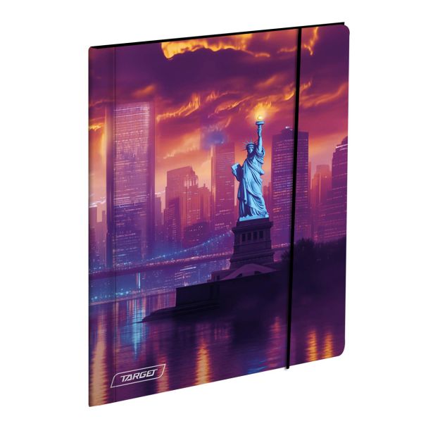 MAPE TARGET Z ELASTIKO A4 CITY NEON 28939