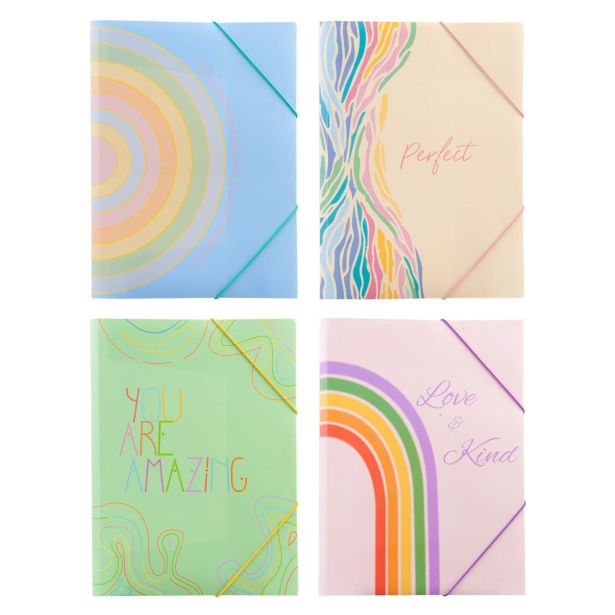 MAPE TARGET Z ELASTIKO A4 RAINBOW 28823