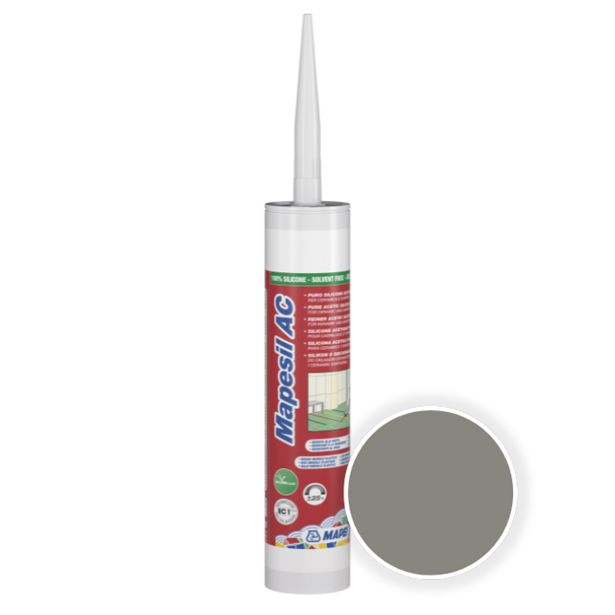 SILIKONSKA TESNILNA MASA MAPEI MAPESIL AC 113 C. SIVA 310 ML