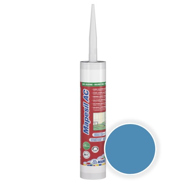 SILIKONSKA TESNILNA MASA MAPEI MAPESIL AC 167 310 ML AVIO MODRA