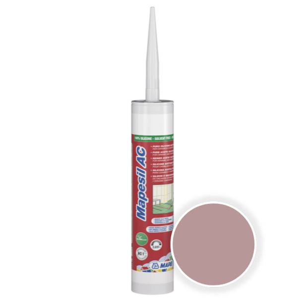 SILIKONSKA TESNILNA MASA MAPEI MAPESIL AC 189 310 ML ŽITNO RJAVA