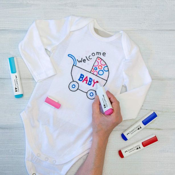 MARKER FABER CASTEL ZA TEKSTIL BABY, 5/1