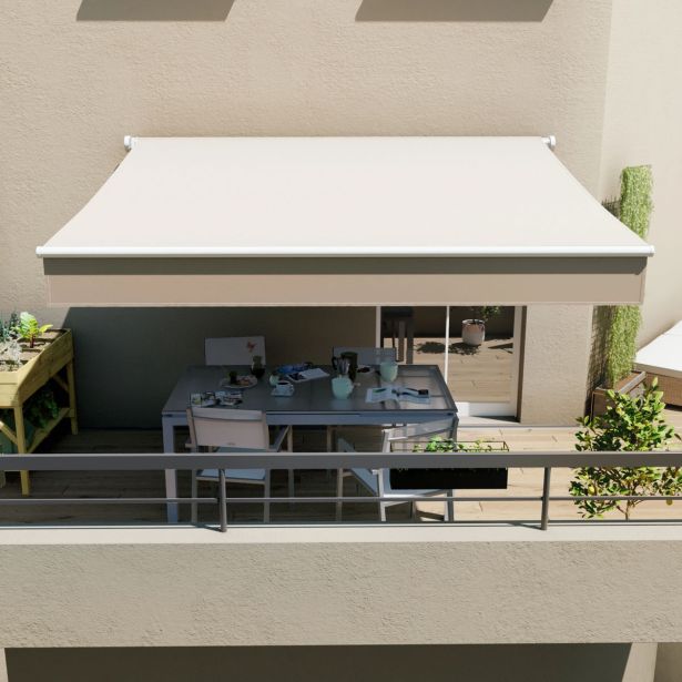 MARKIZA, TENDA NATERIAL CALIMA 300X200 CM, BEŽ ROČNA