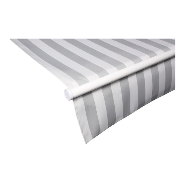 MARKIZA, TENDA NATERIAL CALIMA 400X300 CM BELO/SIVA, ROČNA