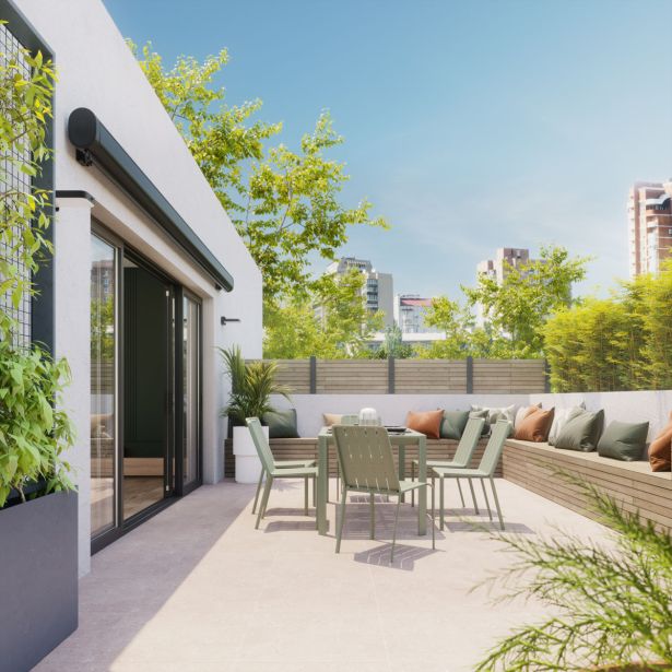 MARKIZA, TENDA NATERIAL LOBY 400X300 CM, SIVA ROČNA, KASETNA