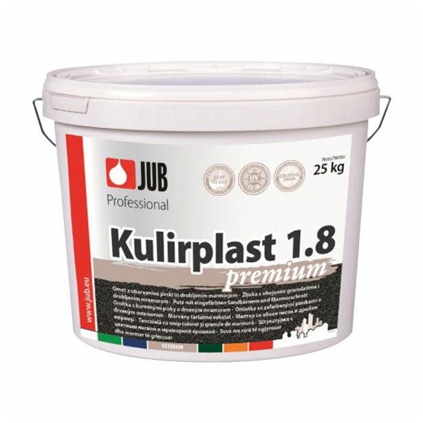 MARMORNI FASADNI OMET JUB KULIRPLAST PREMIUM 480 GRANULACIJA 1.8 MM 25 KG