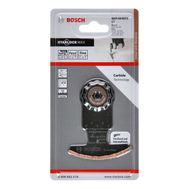 PRIBOR ZA VEČNAM. ORODJA BOSCH MATI 68 RST5 CARBIDE