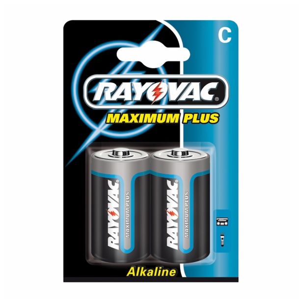 ALKALNI BATERIJSKI VLOŽEK RAYOVAC MAXIMUM PLUS C / LR14 BL/2