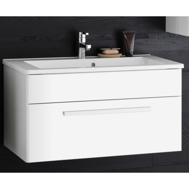 UMIVALNIŠKA ENOTA KOLPA SAN OUU 90 WH UMA BELA Z UMIVALNIKOM LITI MARMOR