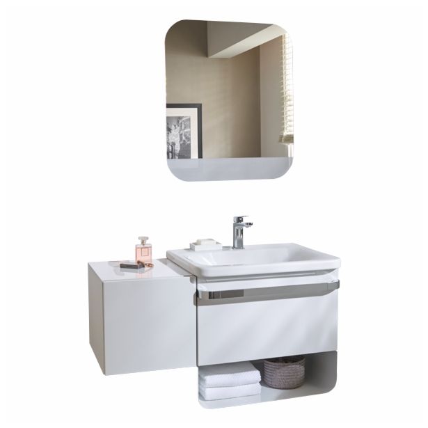 MDF LAK.KOPAL.OMARICA LIAISON TONIC 80 SIJOČE BELA 1 PREDAL 80X44X35 CM