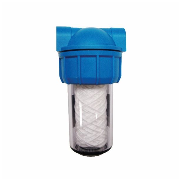 FILTER ZA VODO, ENOJNI EKOM MEHANSKI 25 MCR PRIKL. 12.7 MM, V=190 MM