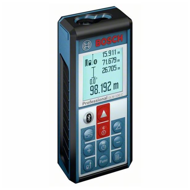 MERILNA NAPRAVA BOSCH LASERSKI MERILNIK RAZDALJ GLM 100 C PROFESIONAL