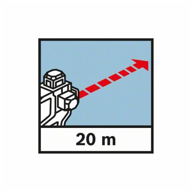 MERILNA NAPRAVA BOSCH LINIJSKI LASER GLL 3-80P+BM1+LR2-L-BOXX