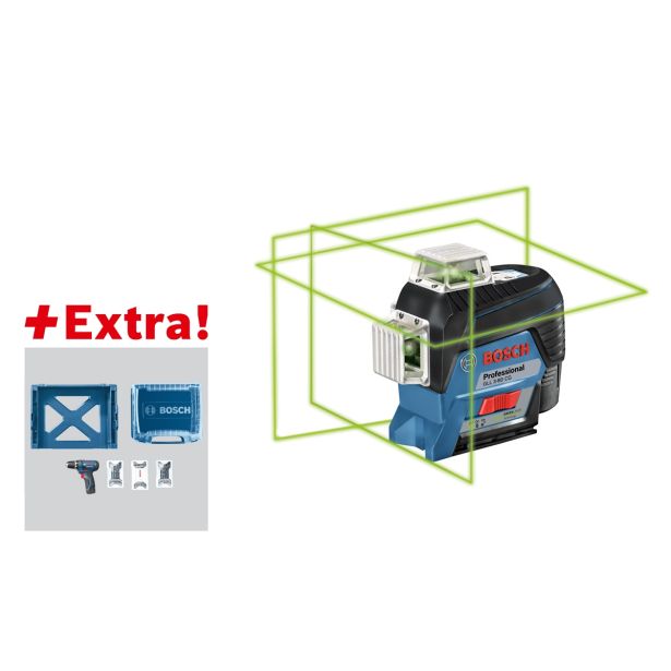 MERILNO ORODJE BOSCH GLL 3-80 CG + GSR 12V-15