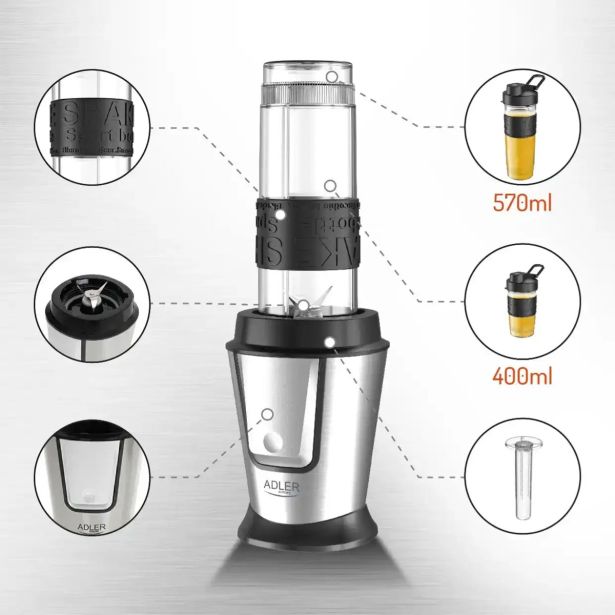 MEŠALNIK BLENDER ADLER AD 4081 S HLADILNO PALČKO