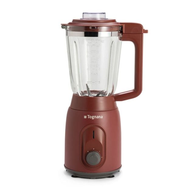 MEŠALNIK BLENDER TOGNANA D2DFU01IRROA, 0.8 L, STEKLO, IRIDEA ROSSO