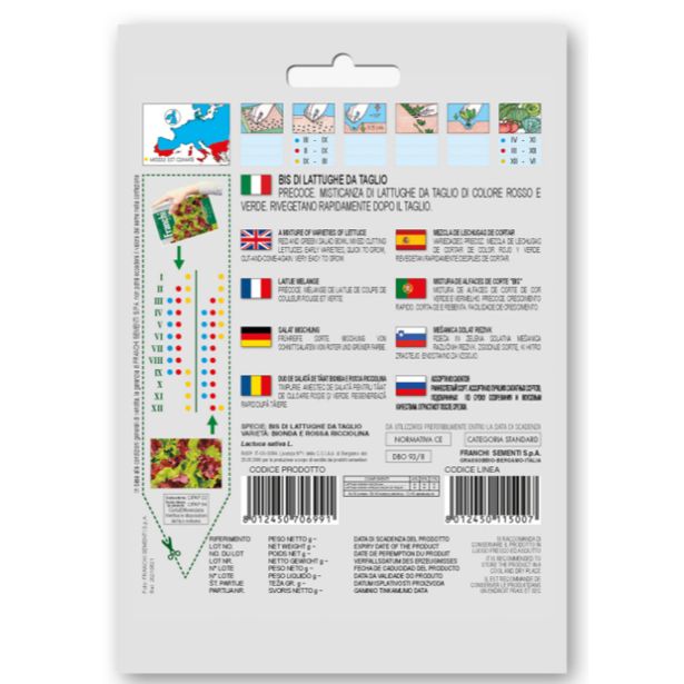 LISTNA ZELENJAVA FRANCHI SEMENTI MEŠANICA SOLAT REZIVK