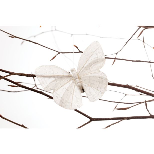 OKRASEK ZA JELKO GLOSSTYLE METULJ 2/1 Z BLEŠČICAMI