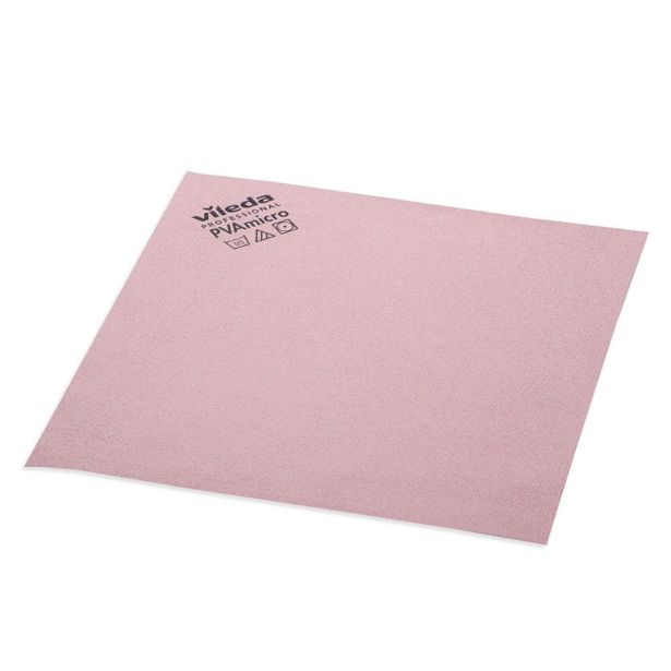 KRPA/GOBA VILEDA PROFESSIONAL MIKRO NETKANA PVA RDEČA 5/1, 35 X 38 CM