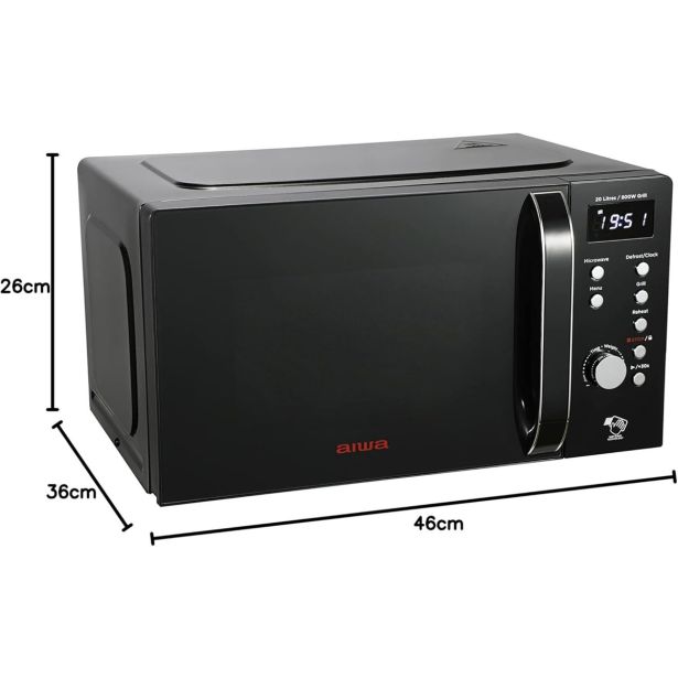 MIKROVALOVNA PEČICA AIWA AMW-202DG/BK