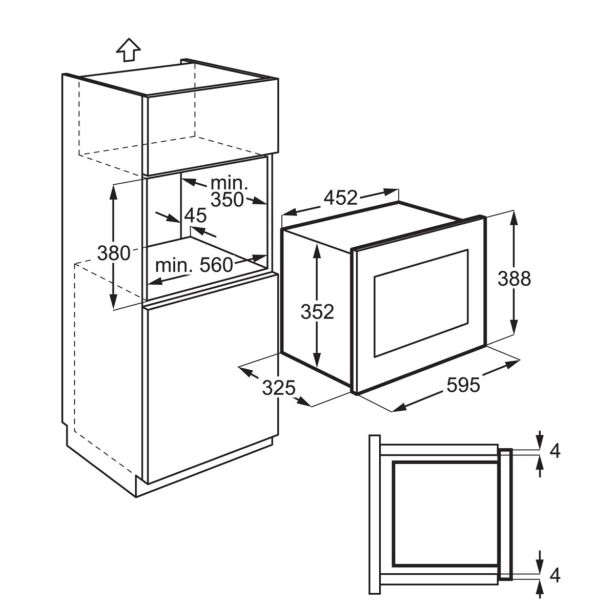 MIKROVALOVNA PEČICA ELECTROLUX LMS2203EMK