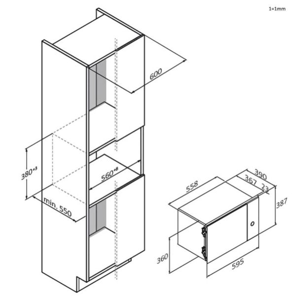MIKROVALOVNA PEČICA HAIER H38FMWID4ID27N