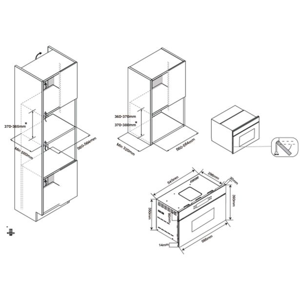 MIKROVALOVNA PEČICA HAIER H38SIDBF7XS