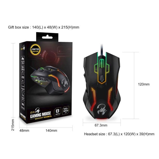 MIŠKA GENIUS SCORPION SPEAR PRO, USB