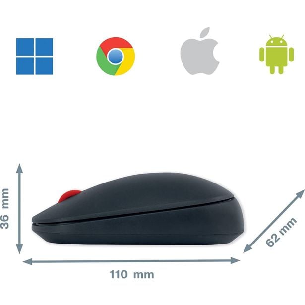 MIŠKA/KAZALNIK LEITZ BREZŽIČNA COSY SIVA 65310089