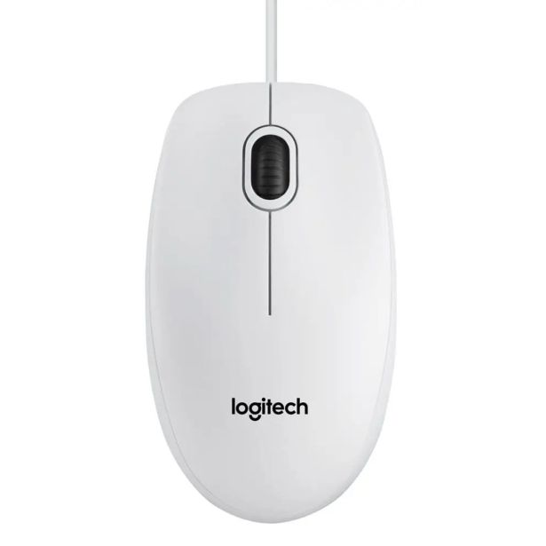 MIŠKA/KAZALNIK LOGITECH B100, BELA