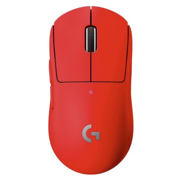 MIŠKA/KAZALNIK LOGITECH G PRO X SUPERLIGHT, RDEČA