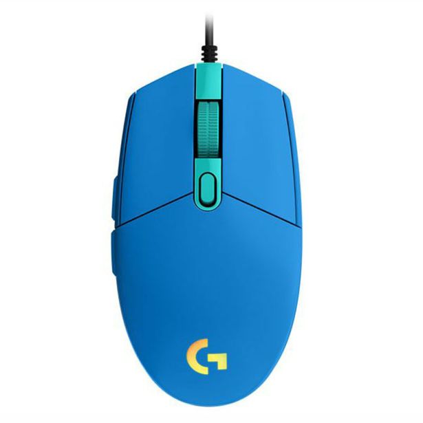 MIŠKA/KAZALNIK LOGITECH G102 LIGHTSYNC, MODRA