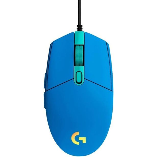 MIŠKA/KAZALNIK LOGITECH G102 LIGHTSYNC, MODRA