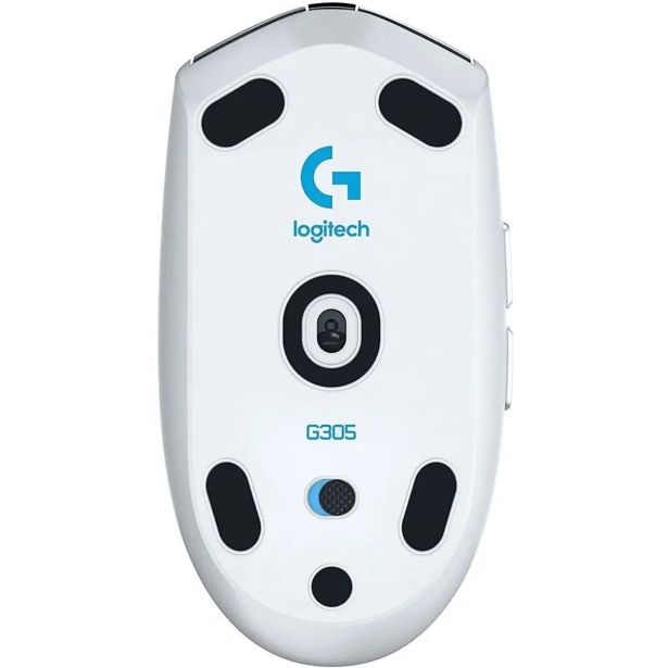 MIŠKA/KAZALNIK LOGITECH G305 LIGHTSPEED, BELA
