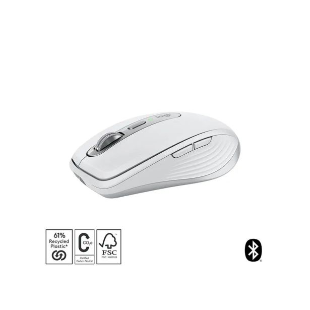 MIŠKA/KAZALNIK LOGITECH MX ANYWHERE 3S, BELA