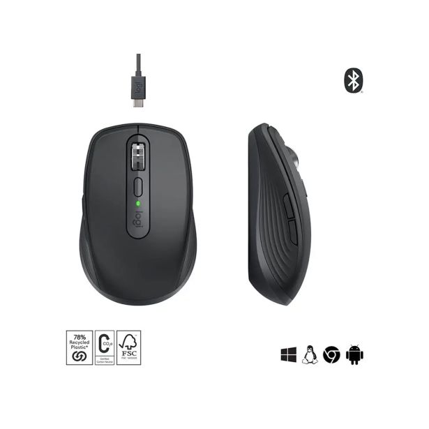MIŠKA/KAZALNIK LOGITECH MX ANYWHERE 3S, GRAFIT