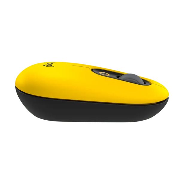 MIŠKA/KAZALNIK LOGITECH POP MOUSE, RUMENA