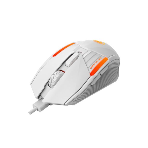 MIŠKA/KAZALNIK MARVO M291 WH RGB ŽIČNA, BELA