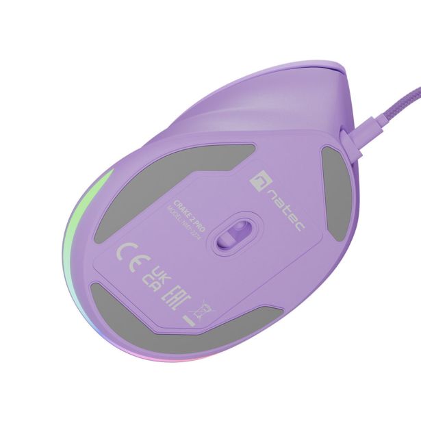 MIŠKA/KAZALNIK NATEC CRAKE 2 PRO VERTIKALNA ŽIČNA VIJOLIČNA