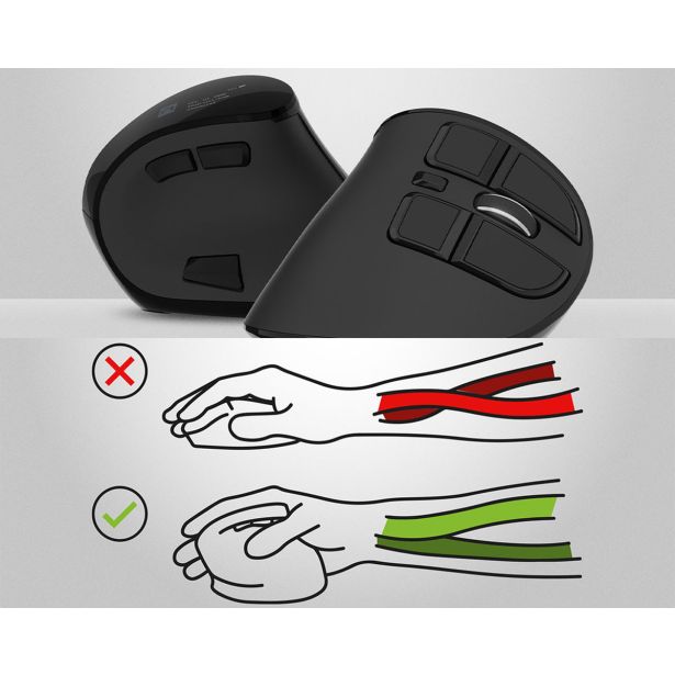 MIŠKA/KAZALNIK NATEC EUPHONIE PRO VERTIKALNA BREZŽIČNA