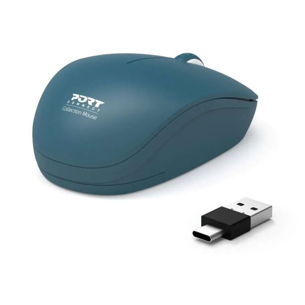 MIŠKA/KAZALNIK PORT WL USB-A/USB-C MODRA