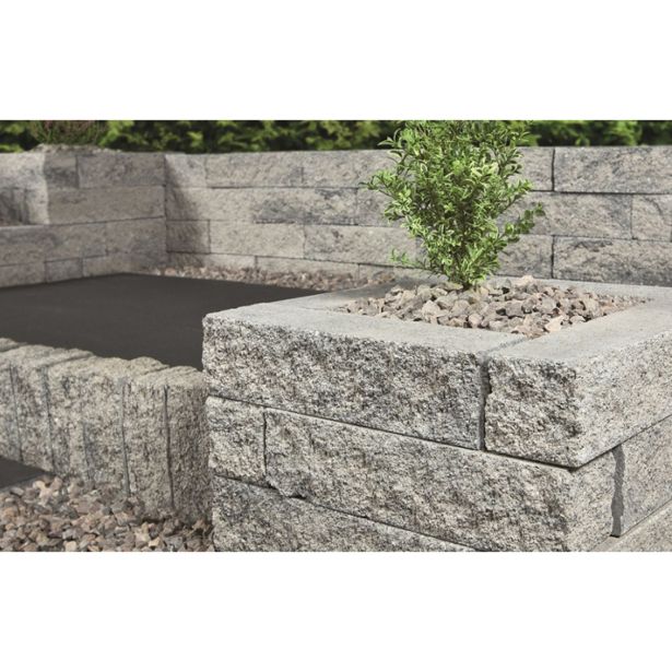 BETONSKI IZDELEK SEMMELROCK MISTO, PALISADE 9/9.5/36 CM. SIVO MELIRAN