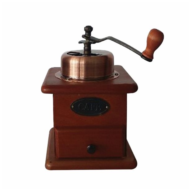 MLINČEK/MOŽNAR ZA KAVO LES/BAKER 9.5X9.5X16.5 CM