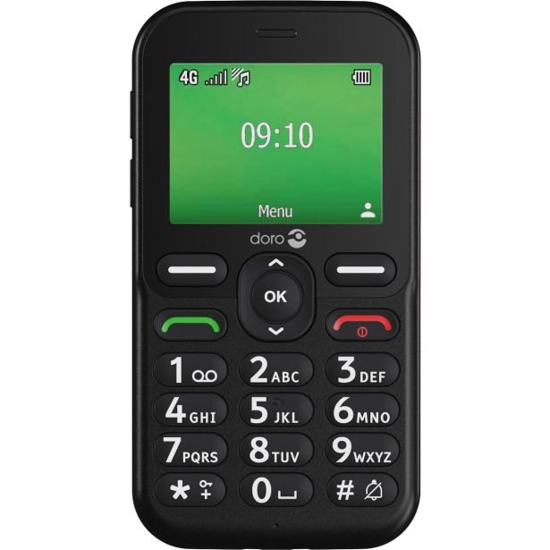 MOBILNI TELEFON DORO LEVA E10 BLACK