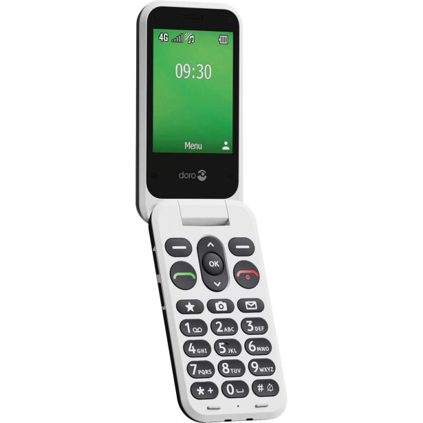 MOBILNI TELEFON DORO LEVA E30 BLACK/WHITE